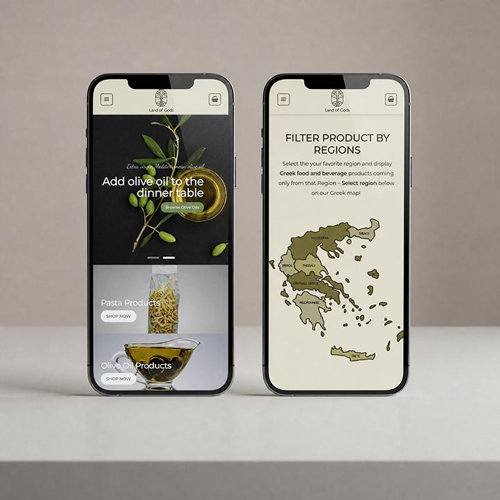 Land of Gods — eshop ελληνικών προϊόντων για την ιρλανδική αγορά